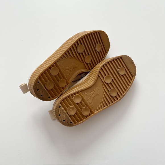 Novesta Kids Velcro Cream Canvas Shoes size 26 - Picture 2 of 3